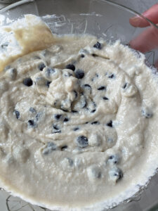 healthy cannoli dip in a bowl