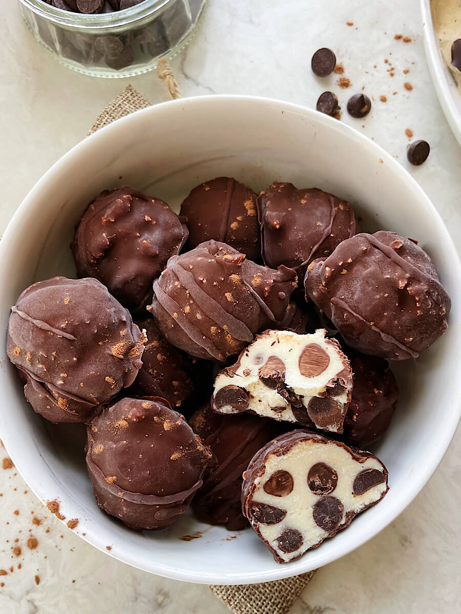 healthy cannoli ball recipe
