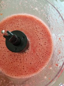 healthy strawberry popsicles puree