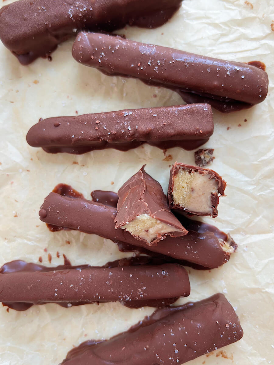 healthy Twix bar recipe