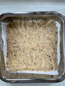 healthy twix bars shortbread base no bake