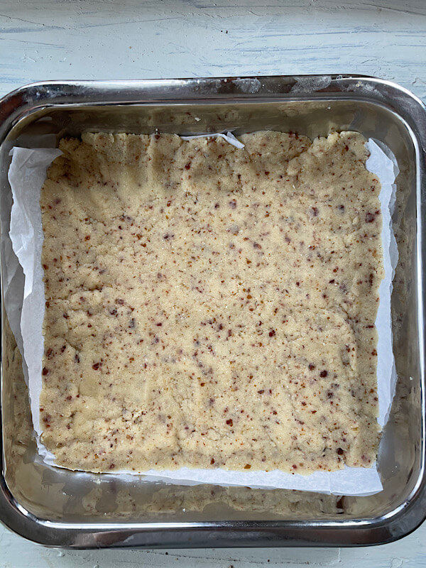 healthy twix bars shortbread base no bake