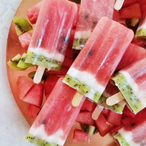 Healthy Watermelon Fruit Popsicles