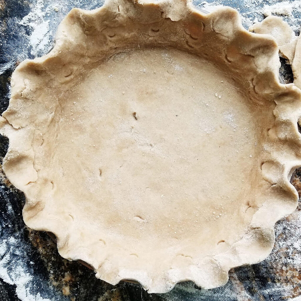 Healthy wheat flour pie crust recipe