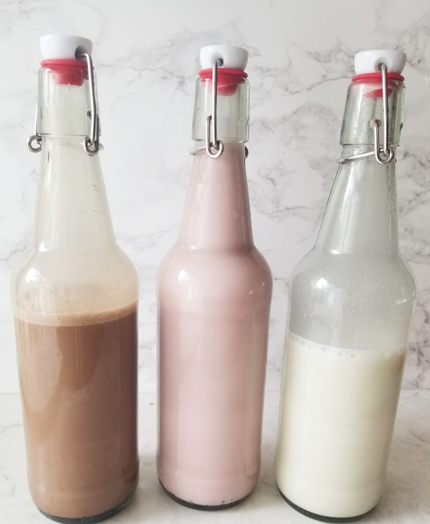 homemade almond milk