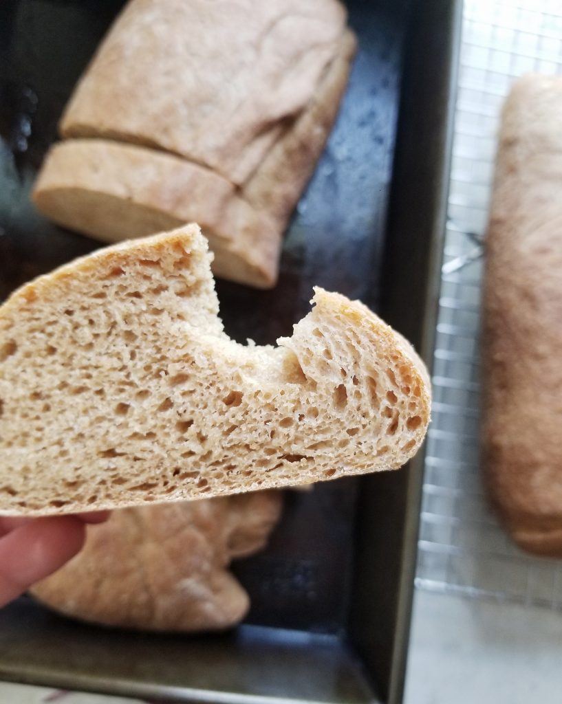 how to make whole wheat ciabatta bread