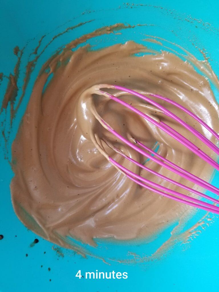 finished whipped coffee for the dalgona matcha latte
