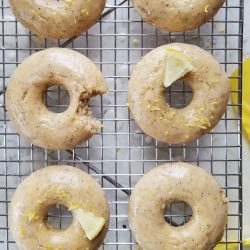 Lemon Poppy Seed Doughnuts