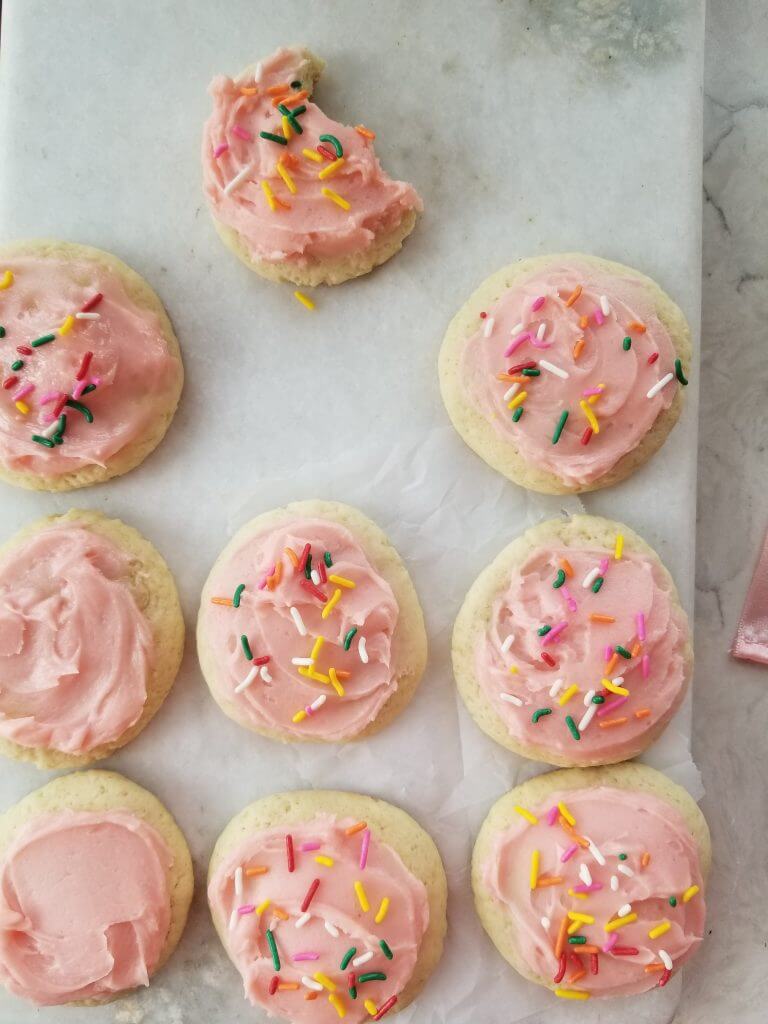 Lofthouse style frosted sugar cookies