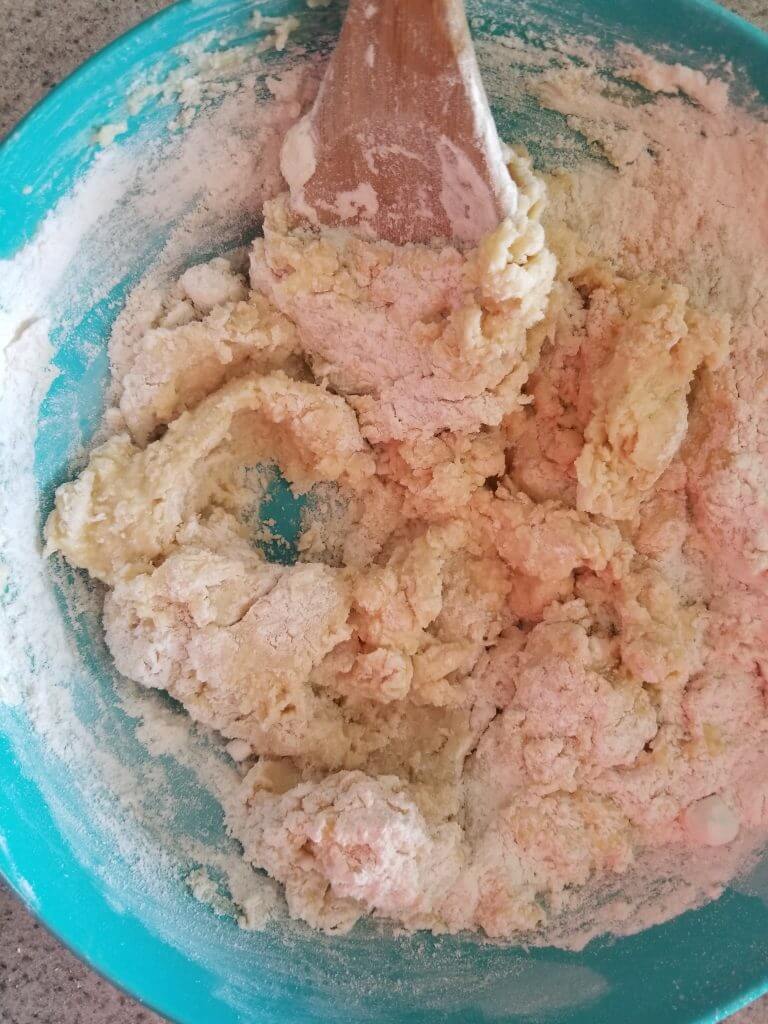 healthy Lofthouse cookie recipe ingredients in a mixing bowl