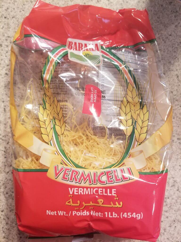 bag of vermicelle noodles