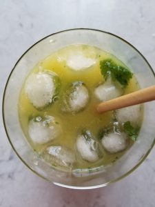 mango orange mojito mocktail