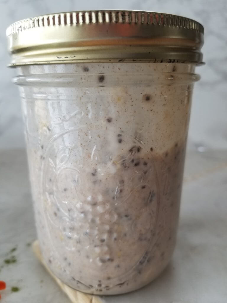 cinnamon roll overnight oats recipe