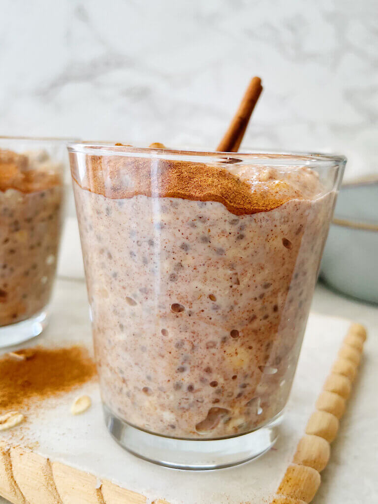 maple cinnamon overnight oats recipe