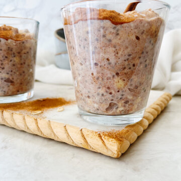 maple cinnamon overnight oats recipe