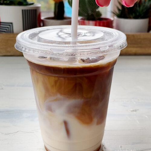 maple iced latte