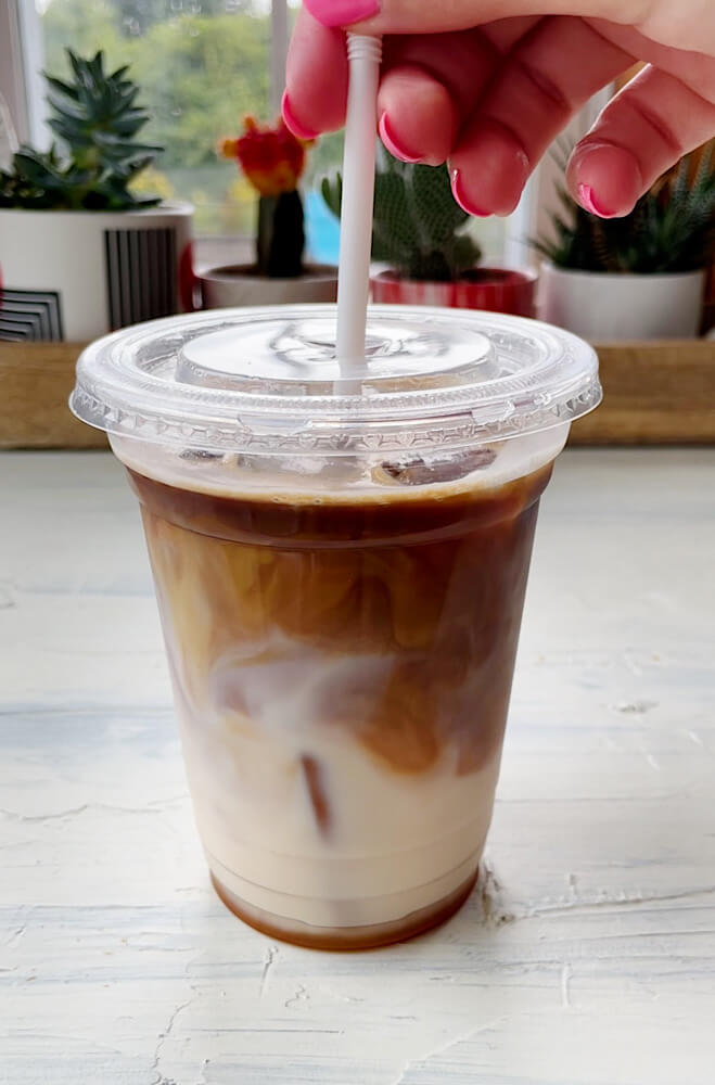 maple iced latte