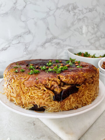 Maqluba recipe with chicken