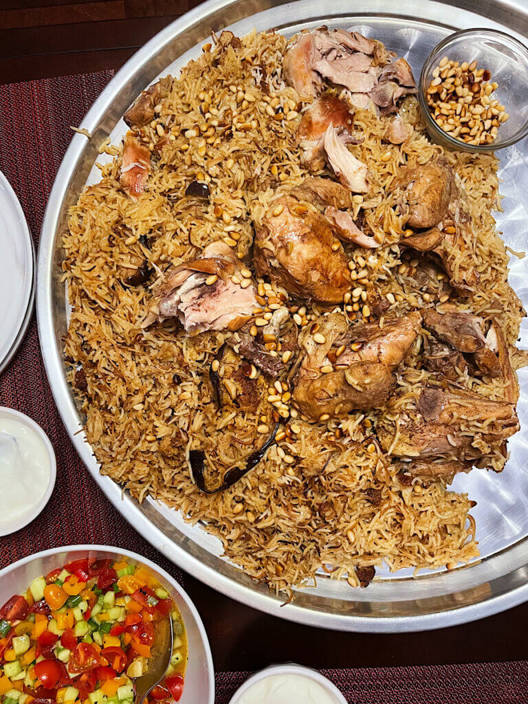 maqluba recipe with chicken