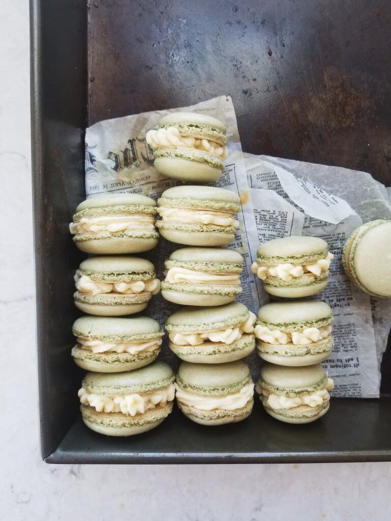 matcha macaroon recipe