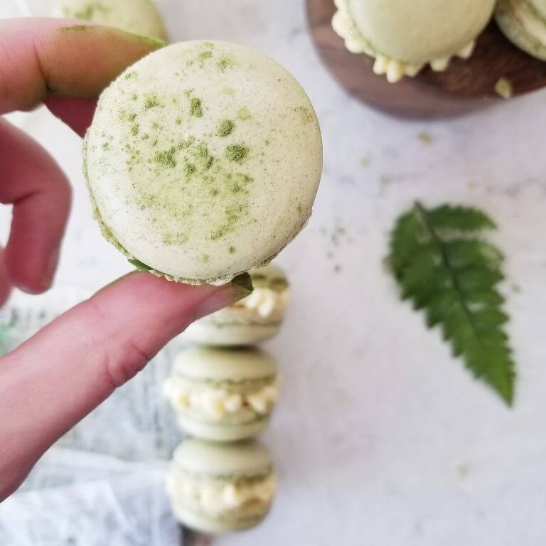 matcha macarons recipe dairy free