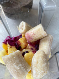 Mermaid smoothie bowl ingredients