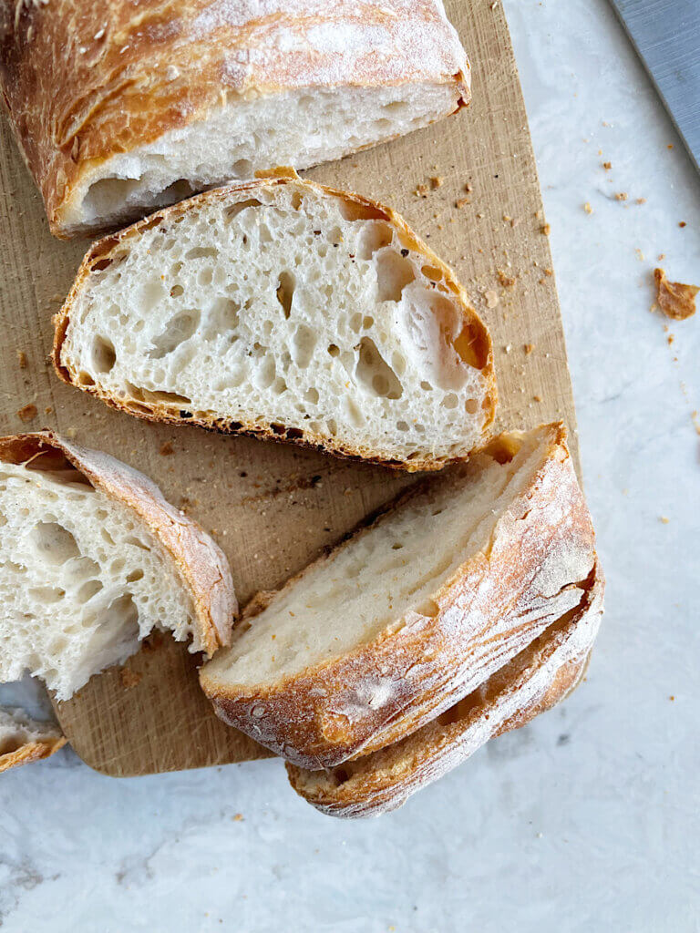 new ciabatta bread image dutch oven