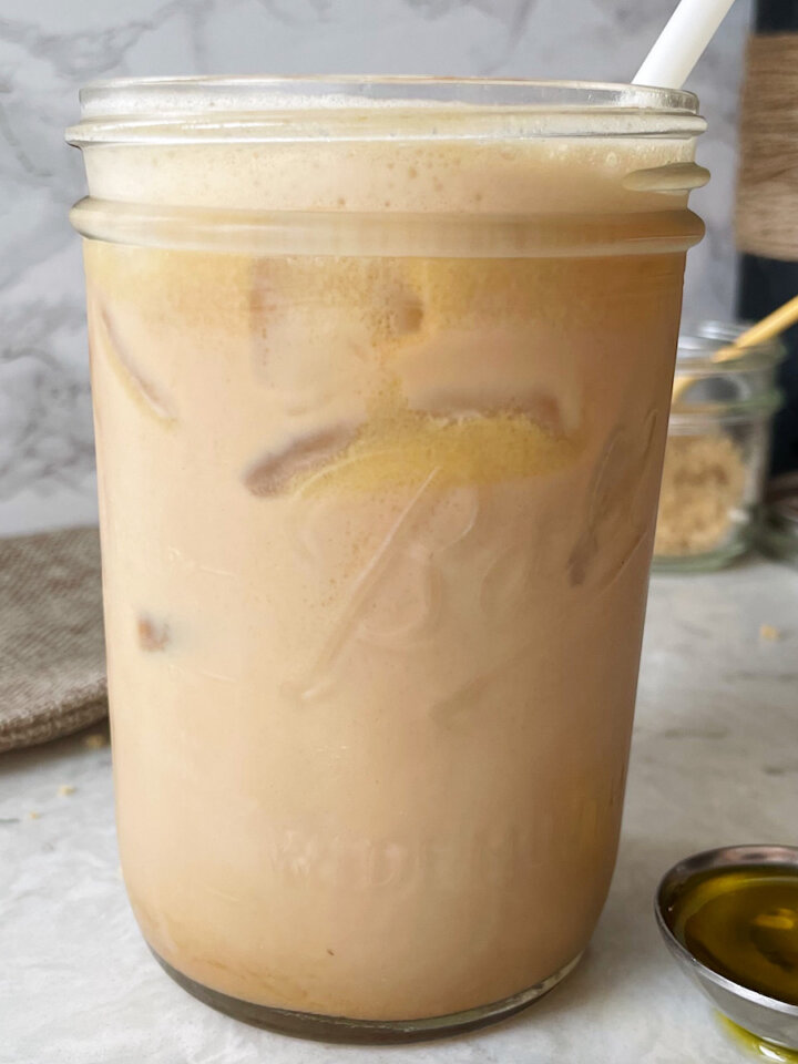 Oleato olive oil in coffee recipe