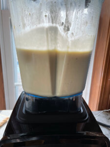 blended orange julius smoothie
