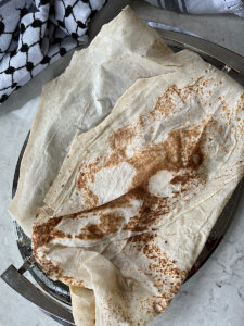 shrak bread to serve with Palestinian Musakhan
