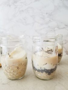 peaches and cream overnight oats recipe