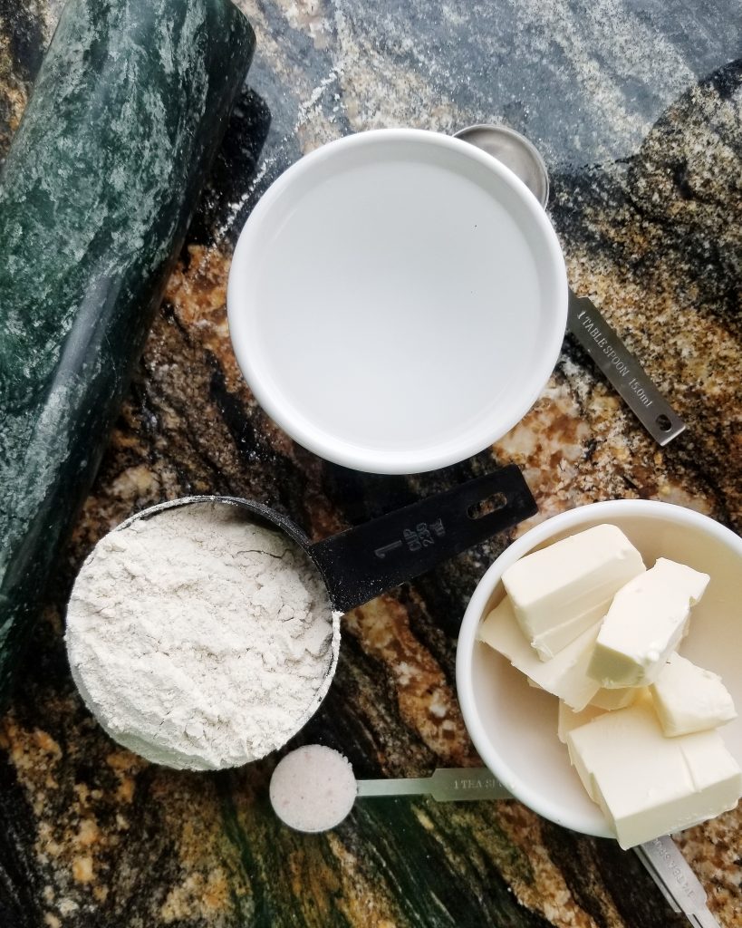 wheat flour pie crust ingredients