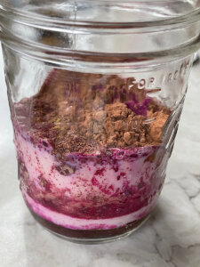 Pink velvet macchiato ingredients