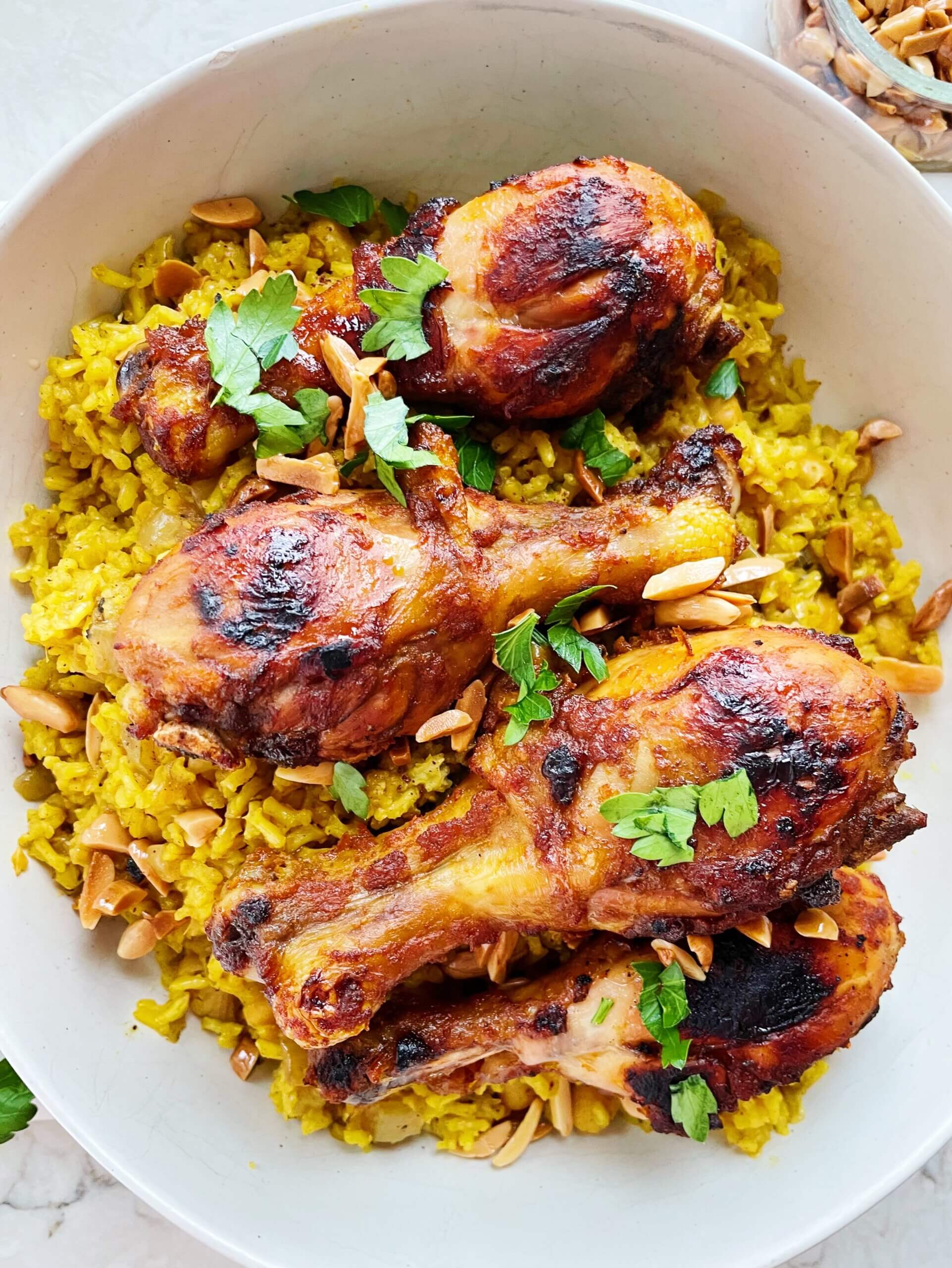 Middle Eastern Pomegranate molasses baked chicken recipe