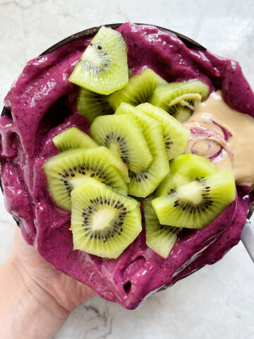 Protein smoothie bowl