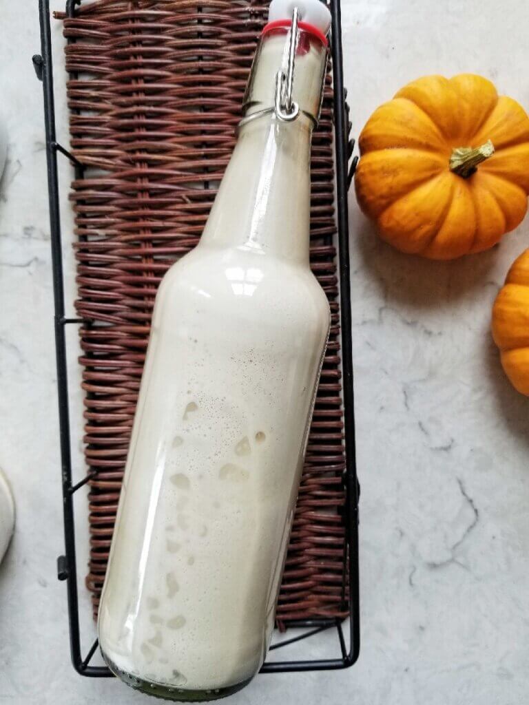 pumpkin spice almond milk creamer