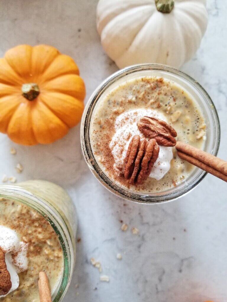 pumpkin spice overnight oats