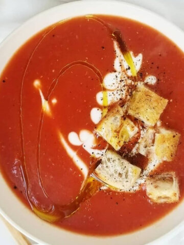 Roasted tomato soup with bone broth recipe
