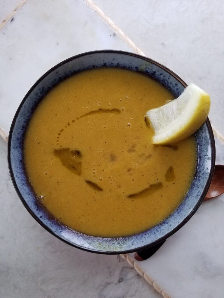 shorbat adas served the traditional way