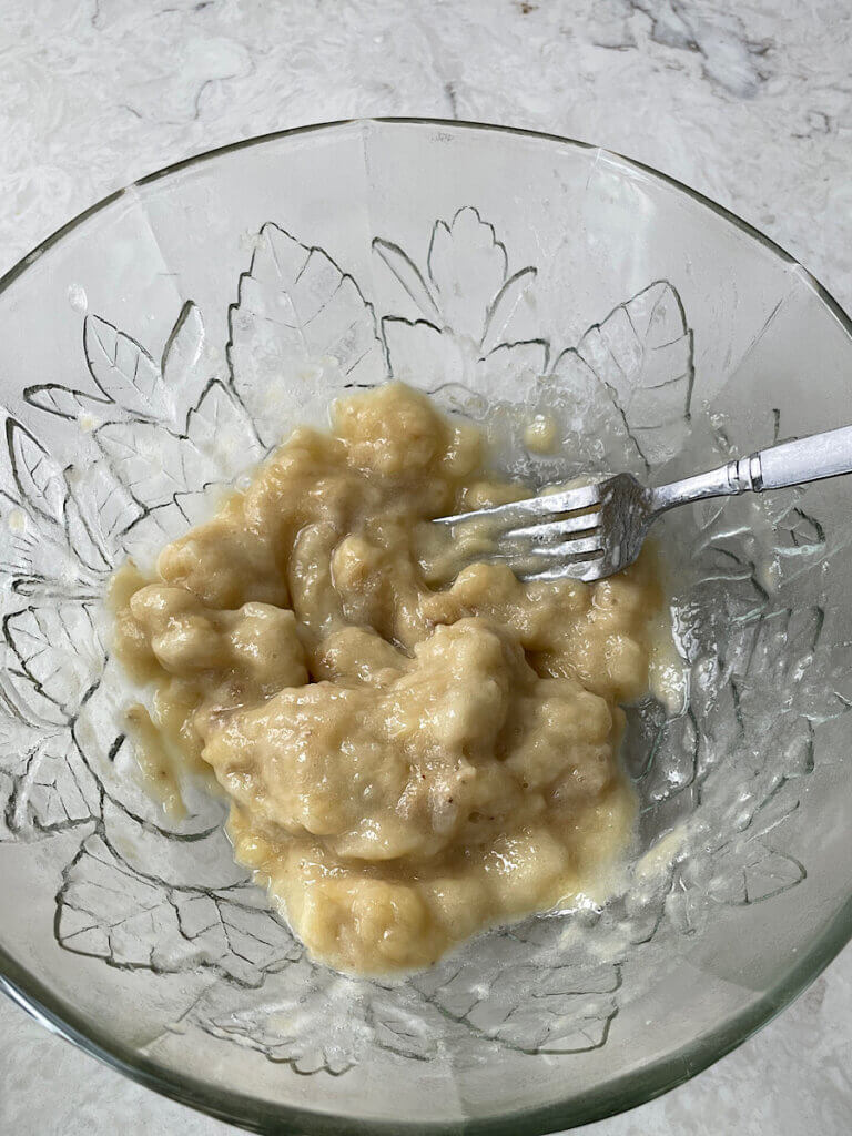 Sourdough discard banana walnut muffins recipe