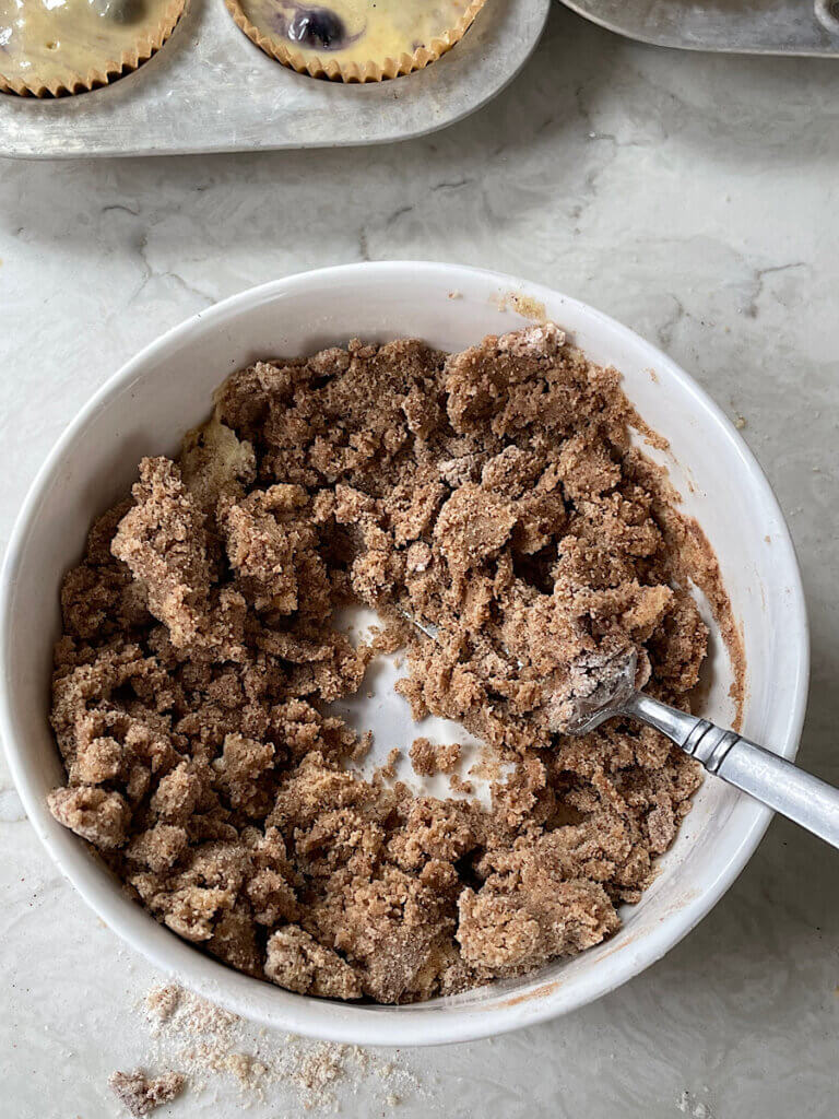 muffin crumble topping