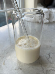 spanish latte with condensed milk