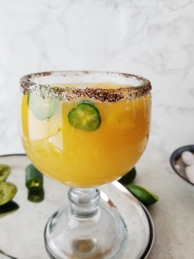 Spicy Mango Margarita Mocktail Recipe