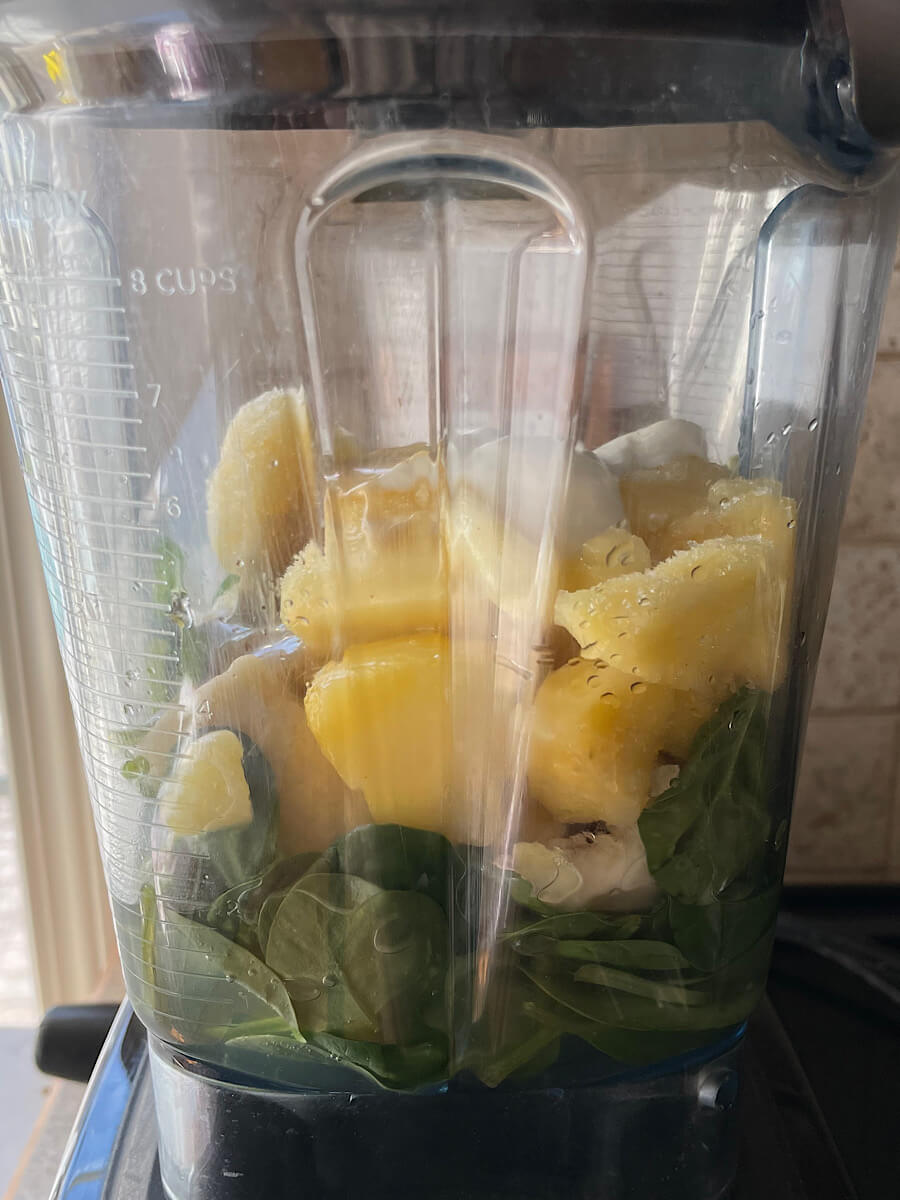 spinach smoothie ingredients