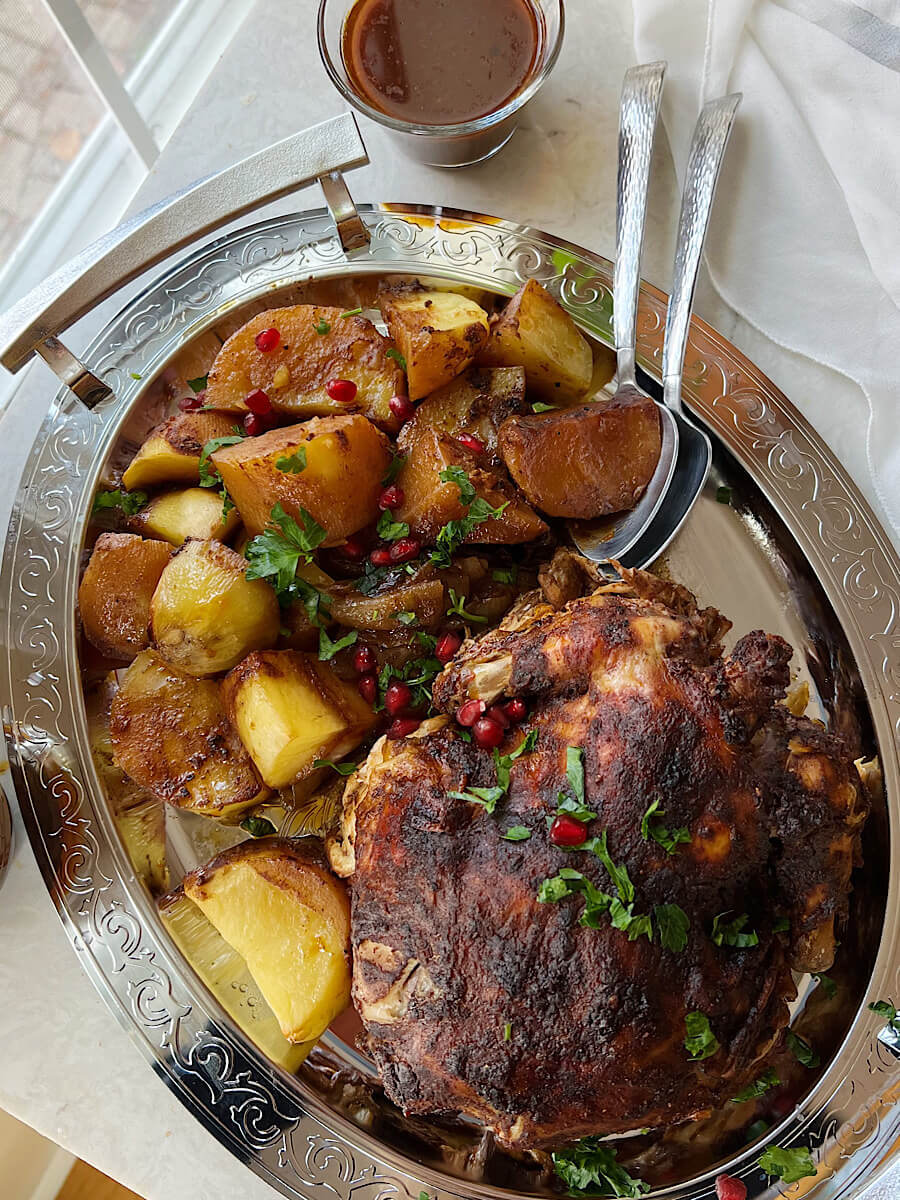 saniya recipe Arabic roast chicken