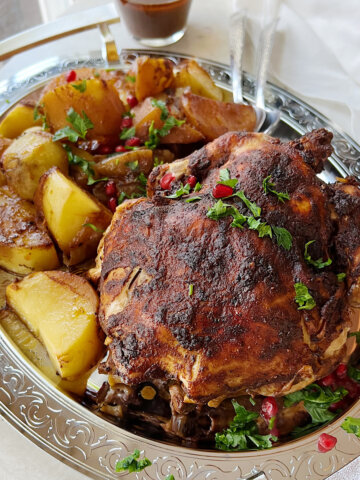 Saniyah recipe Arabic roasted chicken recipe