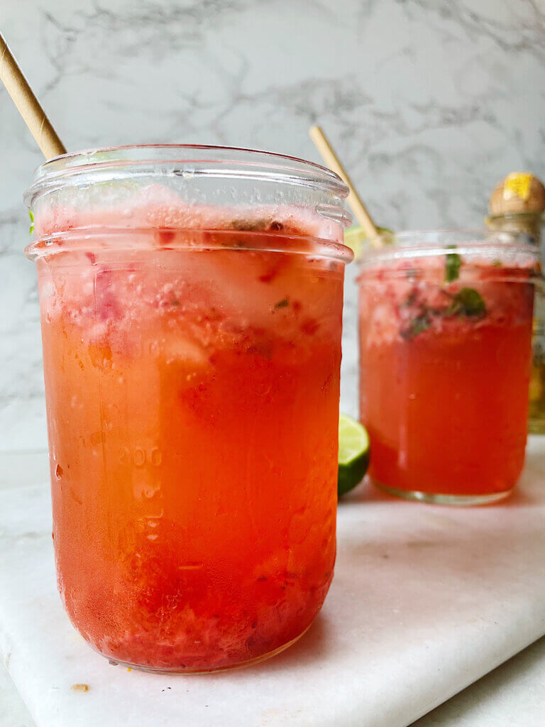 Strawberry tequila smash recipe