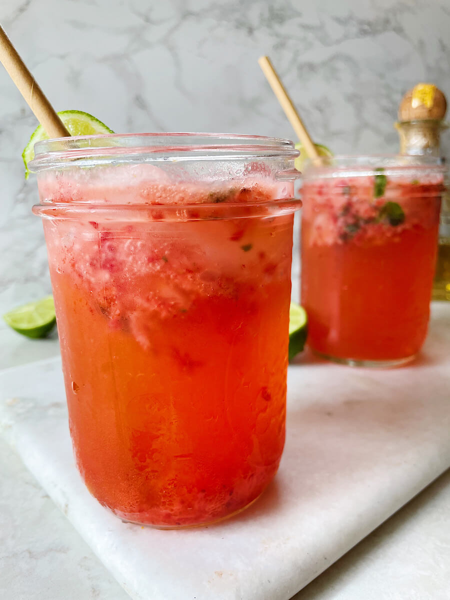 Strawberry smash mocktail recipe