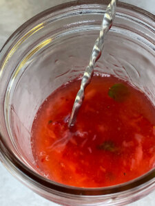 added tequila and sweetener