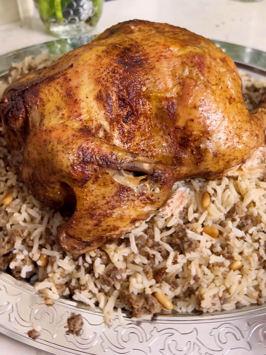 arabic stuffed chicken recipe